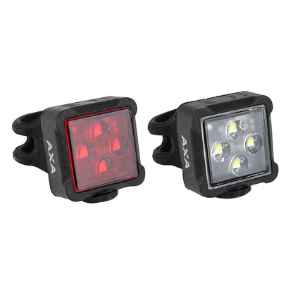 Kit éclairage à piles AXA Niteline 44 4 LED noir
