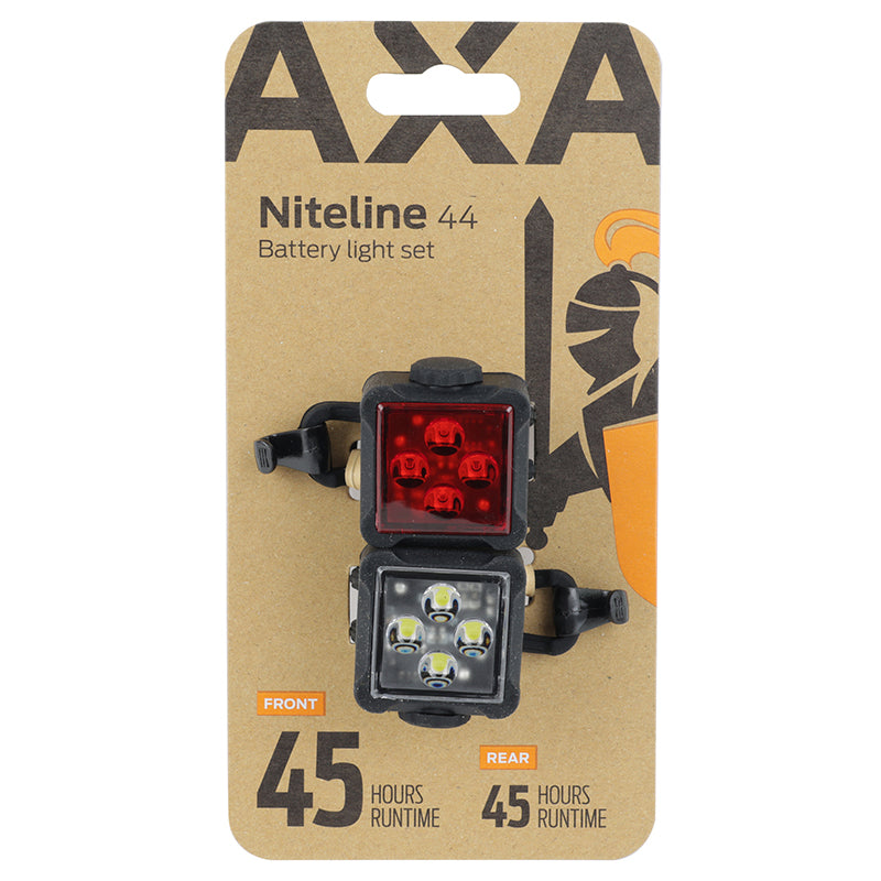 Kit éclairage à piles AXA Niteline 44 4 LED noir – vue 2