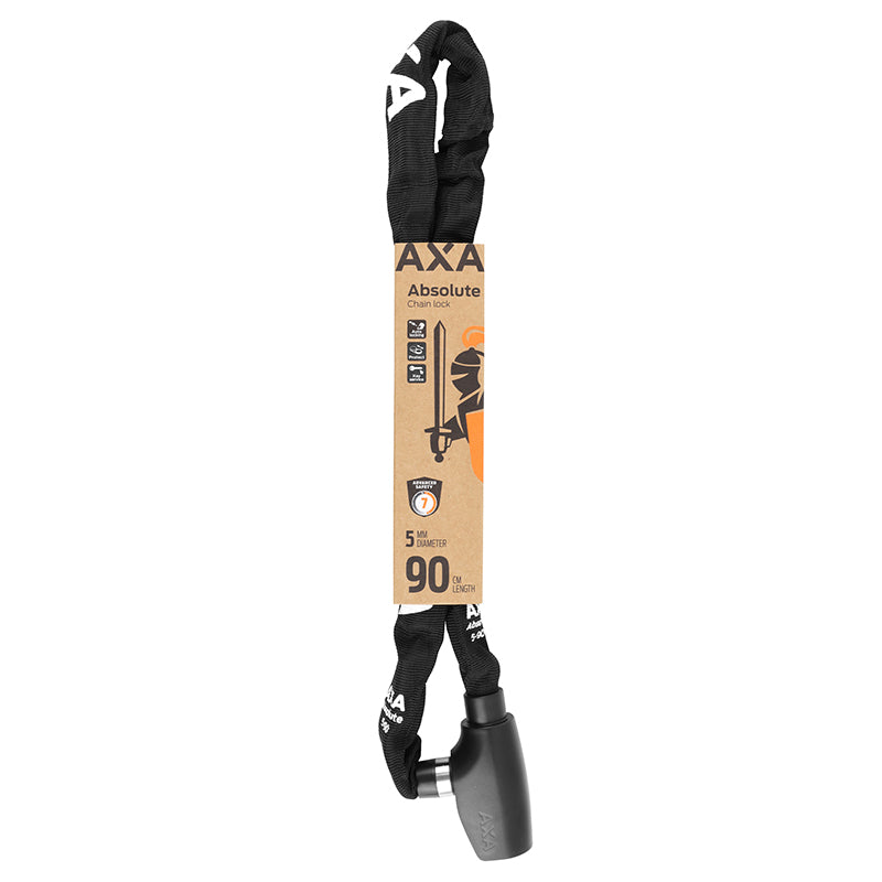 Antivol chaîne à clé AXA Absolute Ø 5 mm 90 cm noir – niveau 7/15 – vue 6