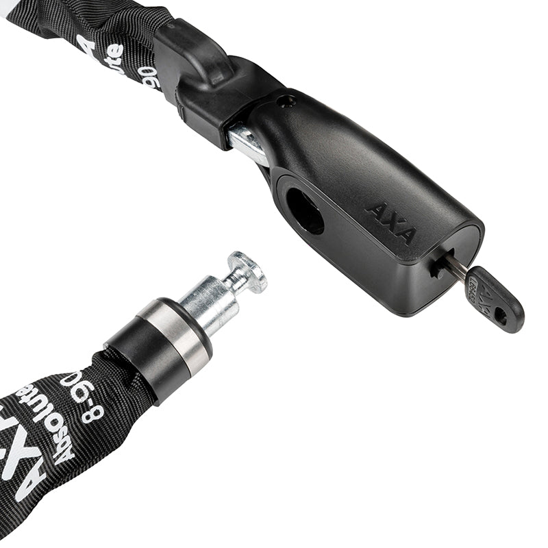 Antivol chaîne à clé AXA Absolute Ø 8 mm 90 cm noir pour VAE – niveau 9/15 – vue 3