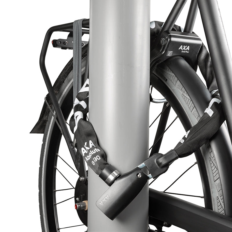 Antivol chaîne à clé AXA Absolute Ø 8 mm 90 cm noir pour VAE – niveau 9/15 – vue 5