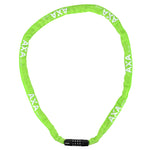 Antivol chaîne à combinaison AXA Rigid Code Ø 3,5 mm 1,20 m – Vert