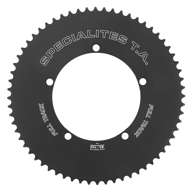 Plateau piste TA Full Track 5 br. 144 mm noir chaîne 1/8" – 64 dents