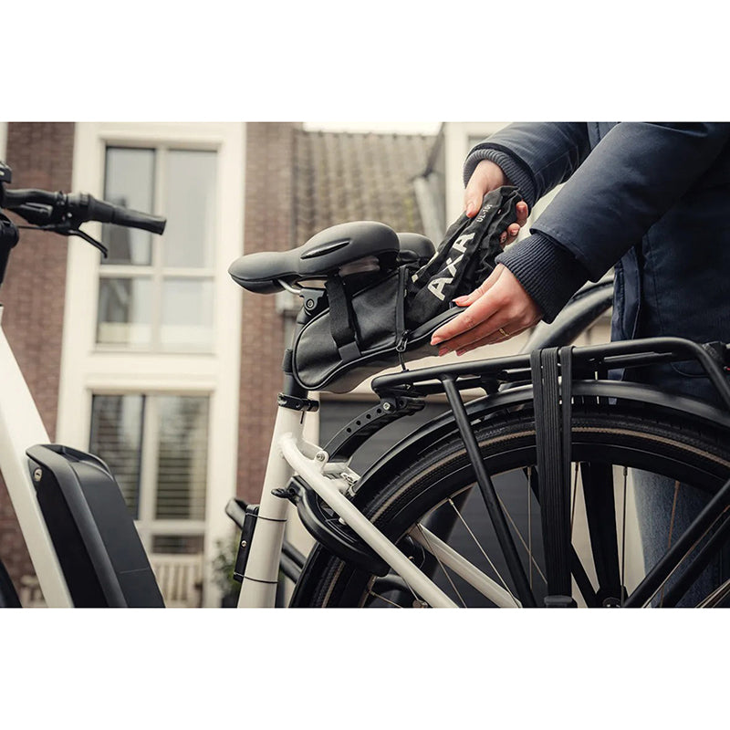Antivol fer à cheval AXA Atlas noir avec chaîne Plug 1,30 m – vue 3