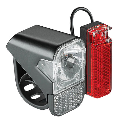 Kit éclairage à piles AXA Visto 3 LED noir