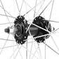 Roue avant VTT 26" disque 6 trous noire axe plein – vue 3