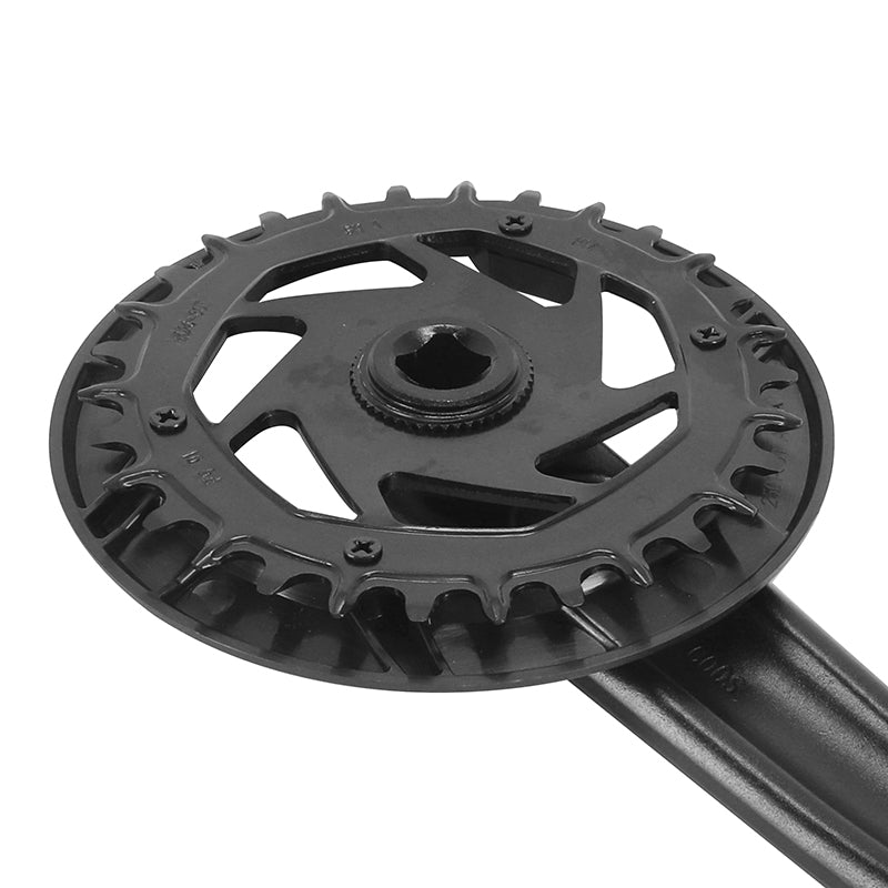Pédalier VTT Prowheel 9 vitesses alu noir 170 mm 30 dents – vue 2