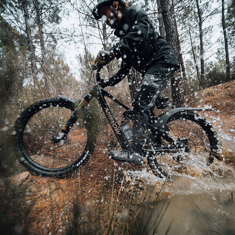 Garde-boue arrière VTT Zefal Deflector RS90 fibre de verre noir mat – vue 9
