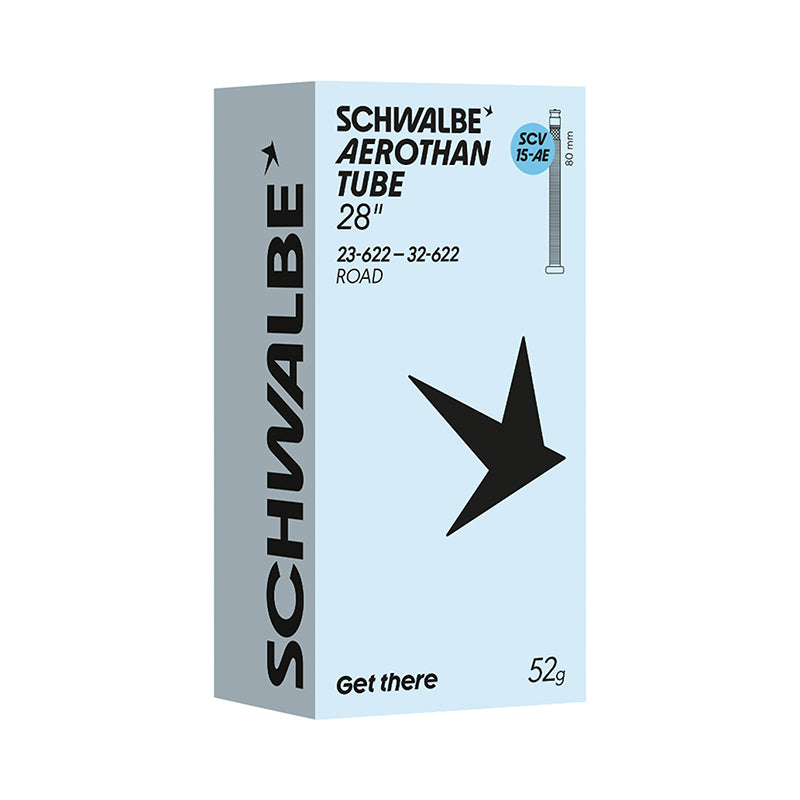 Chambre à air 700 x 23-32 Schwalbe Aerothan TPU valve Clik Valve 80 mm