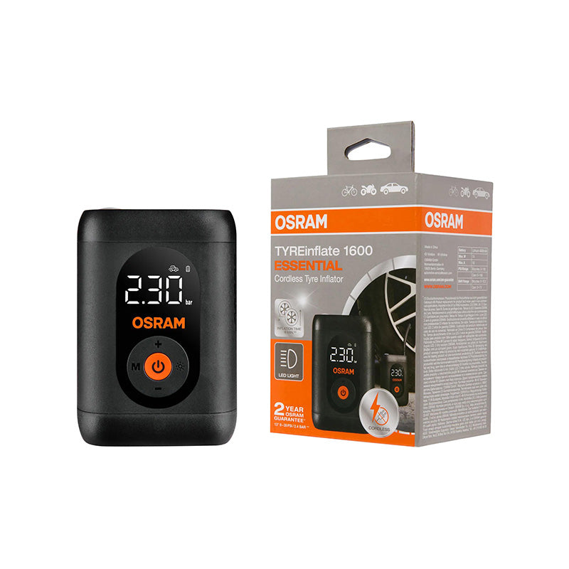 Mini compresseur Osram Tyre Inflate 1600 rechargeable USB – vue 8