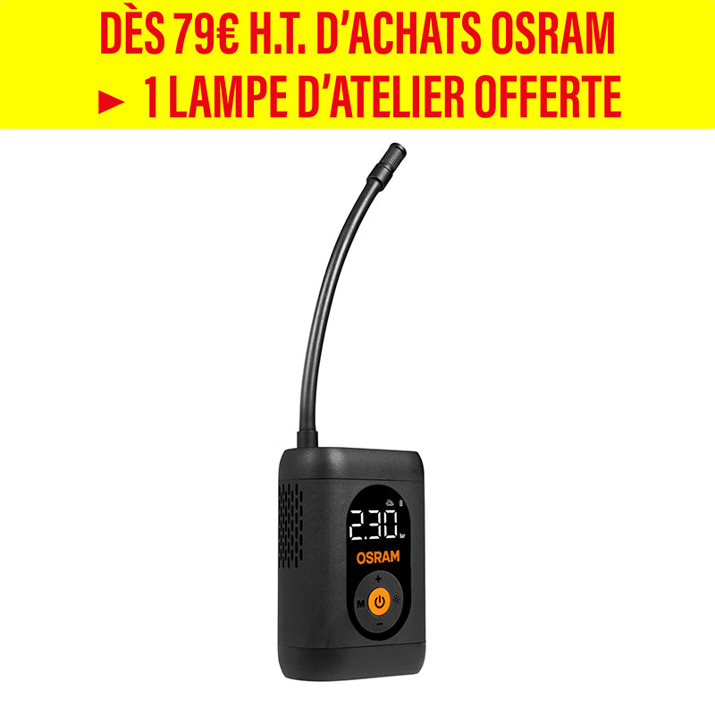 Mini compresseur Osram Tyre Inflate 1600 rechargeable USB