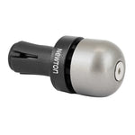 Sonnette Ping grise pour embout de cintre 22,2 mm