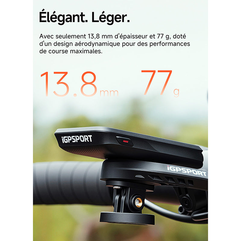 GPS compteur iGPSport BiNavi Air couleur tactile cartographie – vue 3