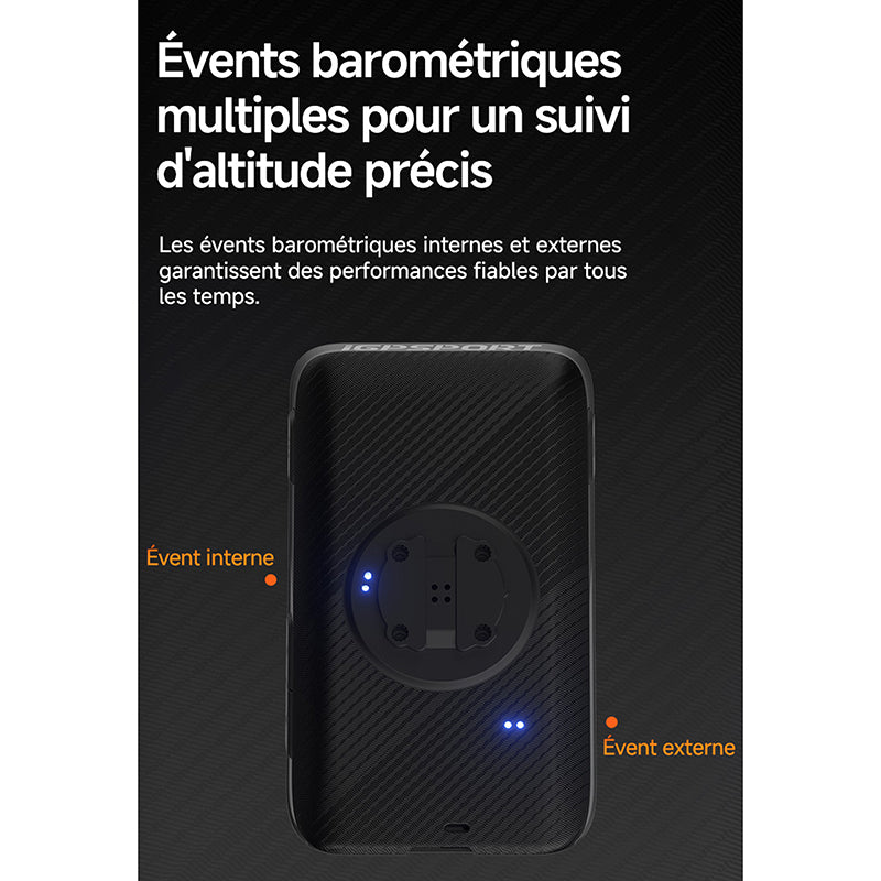 GPS compteur iGPSport BiNavi Air couleur tactile cartographie – vue 8