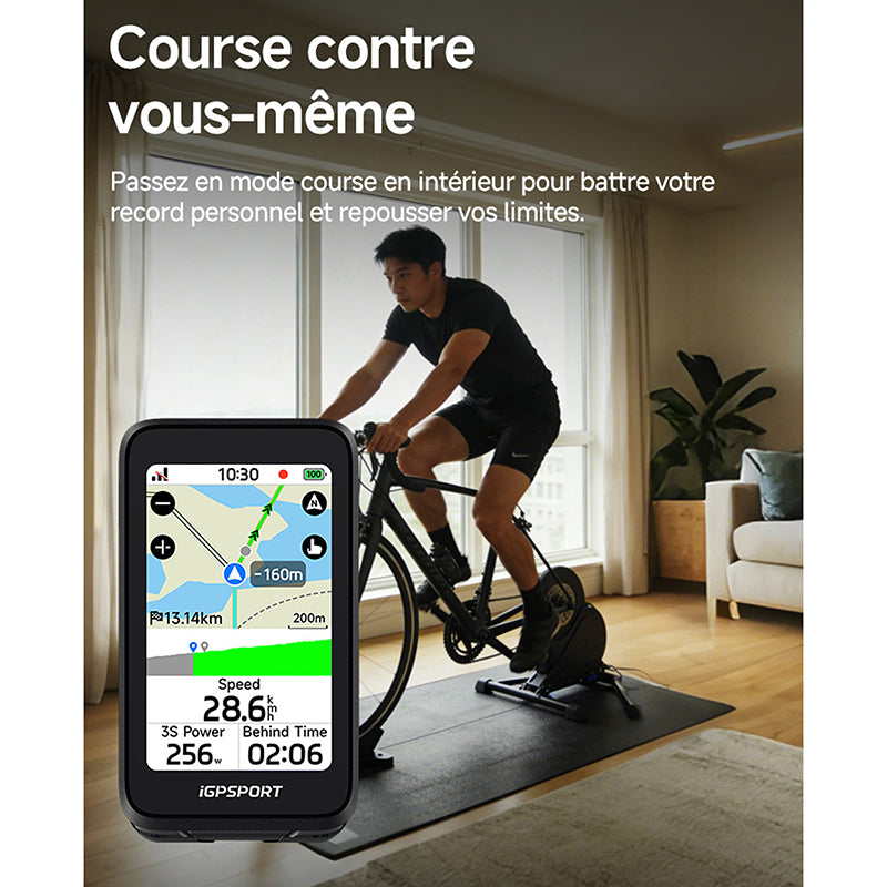 GPS compteur iGPSport BiNavi Air couleur tactile cartographie – vue 15