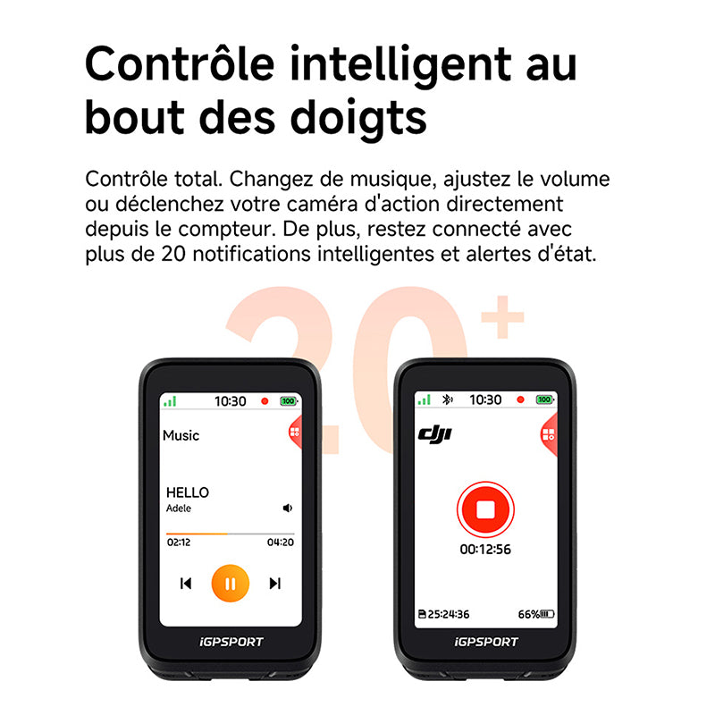 GPS compteur iGPSport BiNavi Air couleur tactile cartographie – vue 19