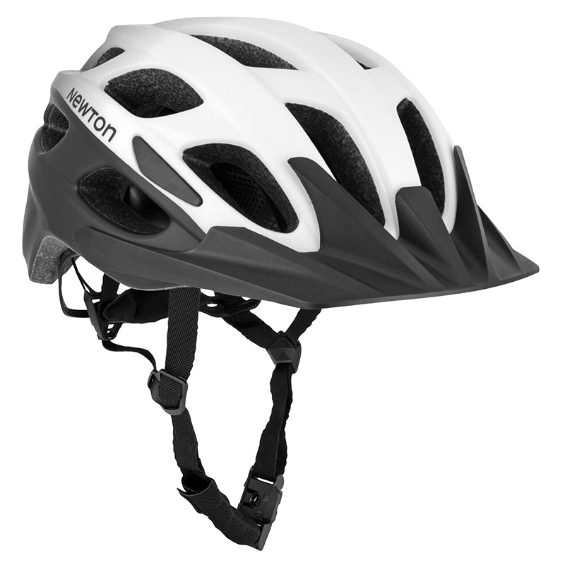 Casque VTT Newton Spartus – Blanc-noir mat 55-58