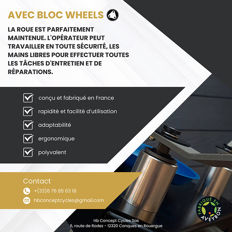 Outil pro Bloc Wheels d'entretien roue et pneu avec support – vue 7