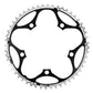 Plateau route Stronglight 5 branches 130 mm extérieur noir-argent 9-10 v – 52 dents – vue 2