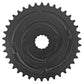Plateau VAE Stronglight Direct Mount pour Bosch 3e gén. mono noir déport 1.5 mm plein avec pare-chaîne Hebie – 38 dents – vue 2