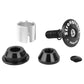 Bouchon de direction Stronglight carbone noir 1"1/8 double étoile – vue 4