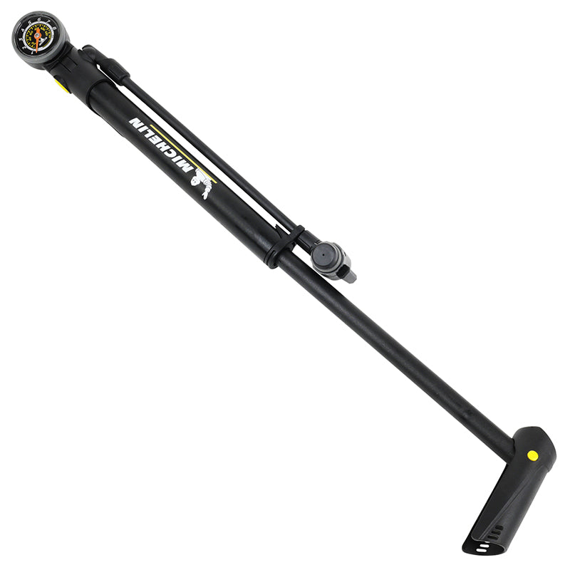 Mini pompe à pied VTT Michelin Air Tech Pro avec manomètre 8 bars – vue 5