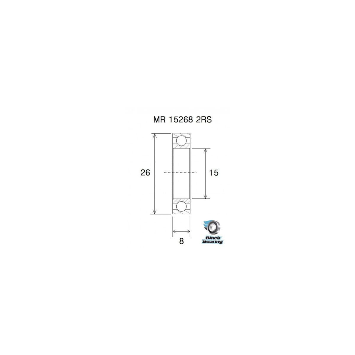 Roulement 14 x 24 x 5 mm BLACKBEARING