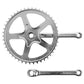 Pédalier city P2R acier chromé à clavette 165 mm plateau 46 dents – vue 2