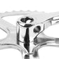 Pédalier city P2R acier chromé à clavette 165 mm plateau 46 dents – vue 3