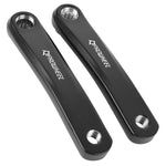 Manivelles VAE alu noir 165 mm Mini ISIS pour Bosch Gen 3 (paire)