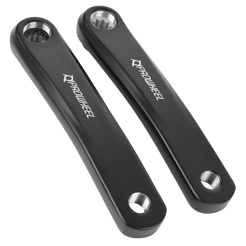 Manivelles VAE alu noir 165 mm Mini ISIS pour Bosch Gen 3 (paire)
