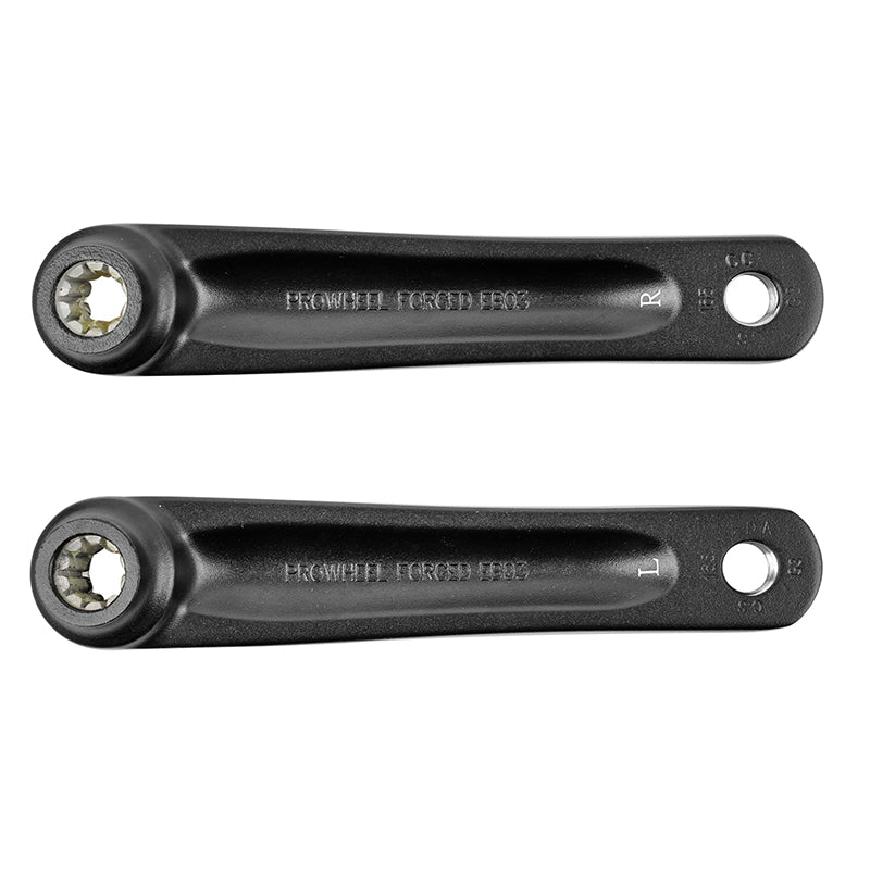 Manivelles VAE alu noir 165 mm Mini ISIS pour Bosch Gen 3 (paire) – vue 3