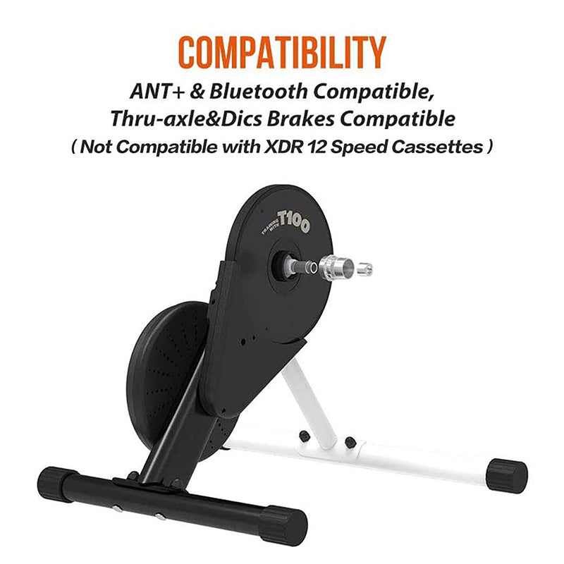 Home trainer Magene T100 compatible blocage rapide et axe traversant – vue 2