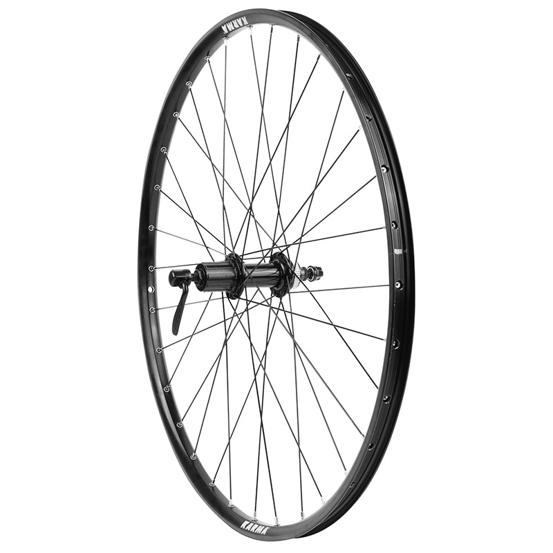 Roue arrière VTT 27,5" Karma Shimano MT200 Centerlock 9-11 vitesses