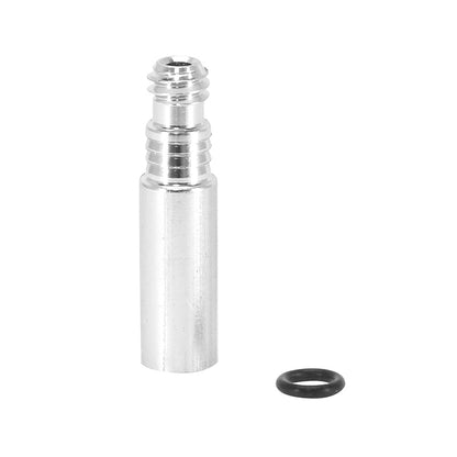 Prolongateur de valve Presta alu argent 25 mm
