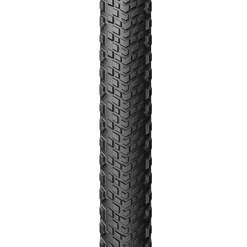 Pneu gravel Pirelli Cinturato Gravel Adventure Classic Tanwall noir flanc marron tringle souple tubeless ready – 700 x 50 (50-622) – vue 2