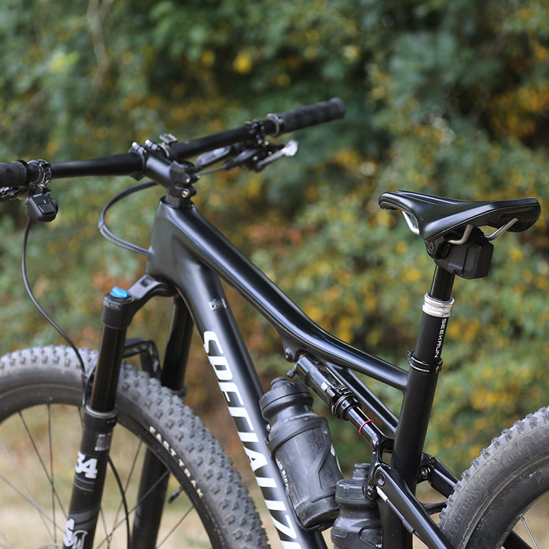 Tige de selle télescopique Seekrun S7 Bluetooth alu noir – 31,6 mm 457 mm