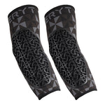 Coudières VTT Seryt Flow – CE niveau 2 (paire) – Arlecchino gris-noir S