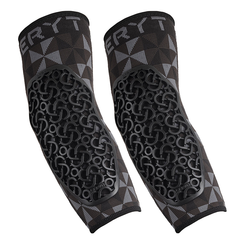 Coudières VTT Seryt Flow – CE niveau 2 (paire) – Arlecchino gris-noir S