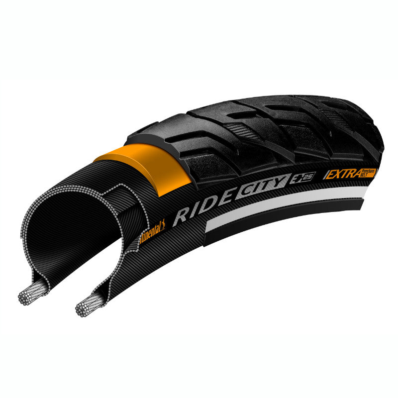 Pneu VTT urbain Continental Cityride noir tringle rigide – 26 x 1,75 (47-559) – vue 2