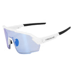 Lunettes vélo Visionair monture blanche verres photochromiques