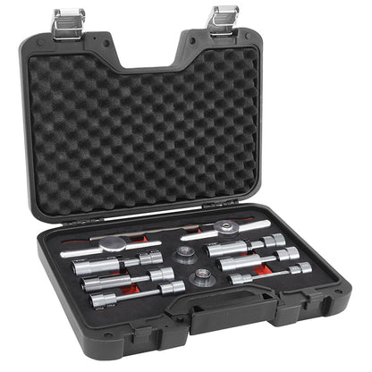 Coffret Tripeak presse à roulements pour moyeux 8 à 25 mm – 12 outils