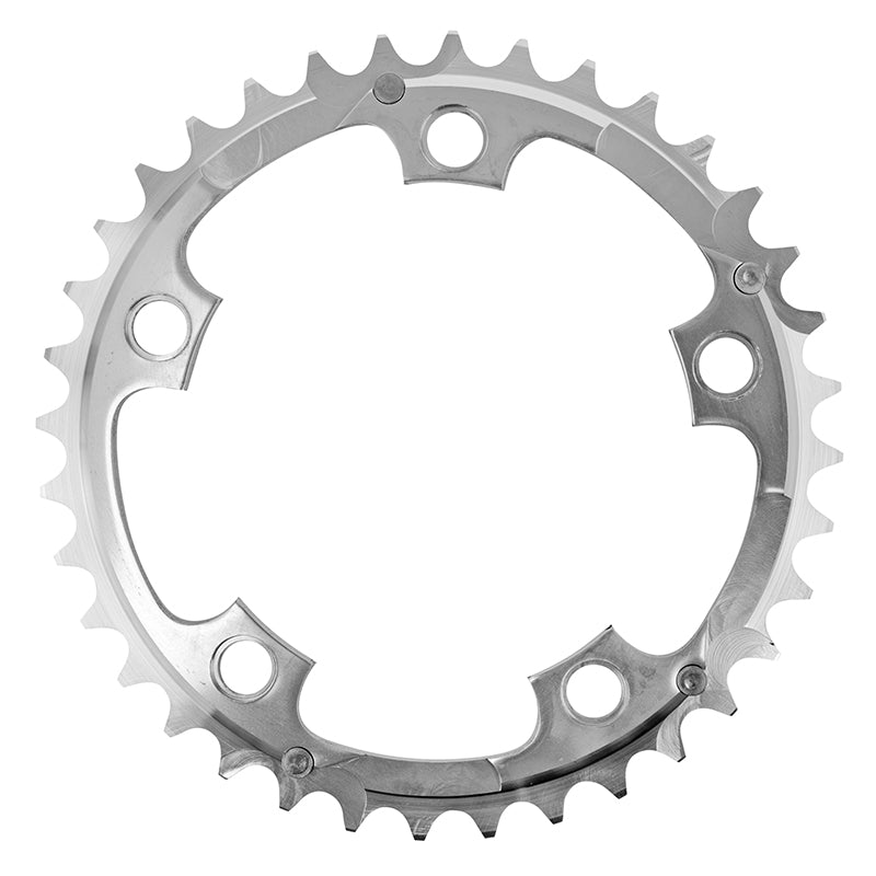 Plateau route TA Zephyr 5 br. 110 mm type Shimano milieu argent 9-10 v – 38 dents – vue 2