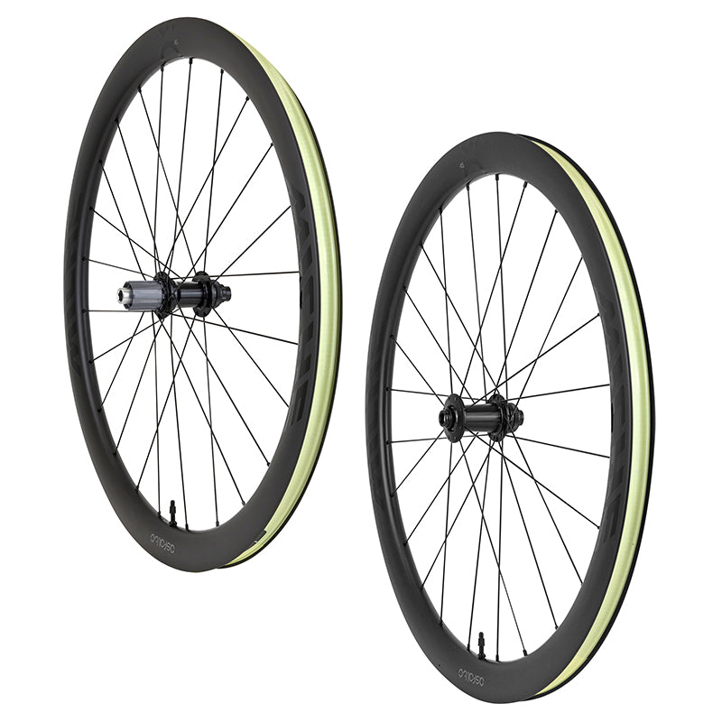 Paire de roues route Miche Asfalto carbone 22 mm tubeless ready – Shimano HG 11-12 v