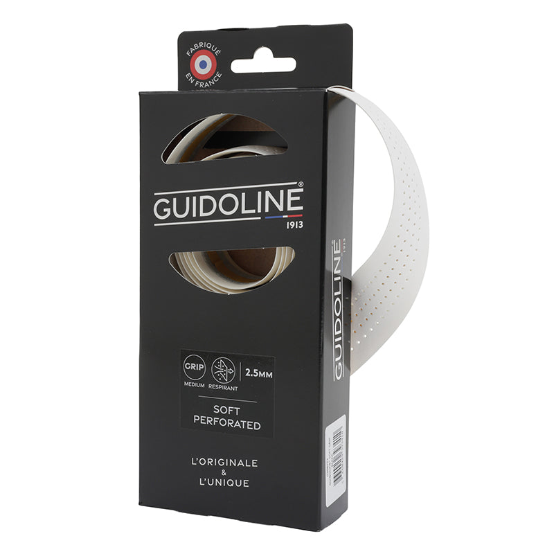 Ruban de cintre Velox Soft Grip perforé – Blanc