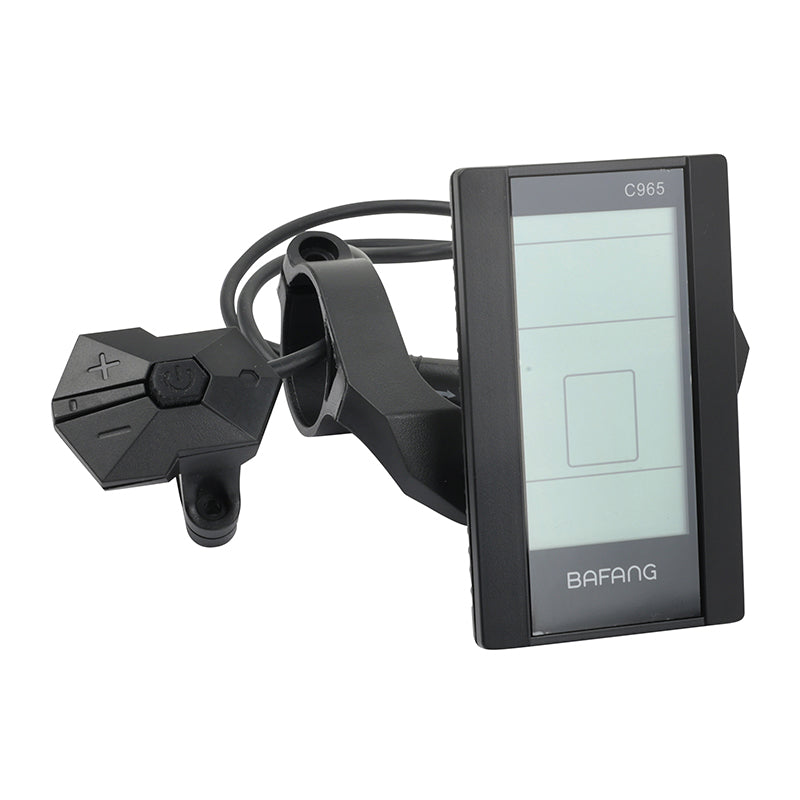 Écran avec unité de commande VAE Bafang dp C965 UART pour moteur central noir – vue 5