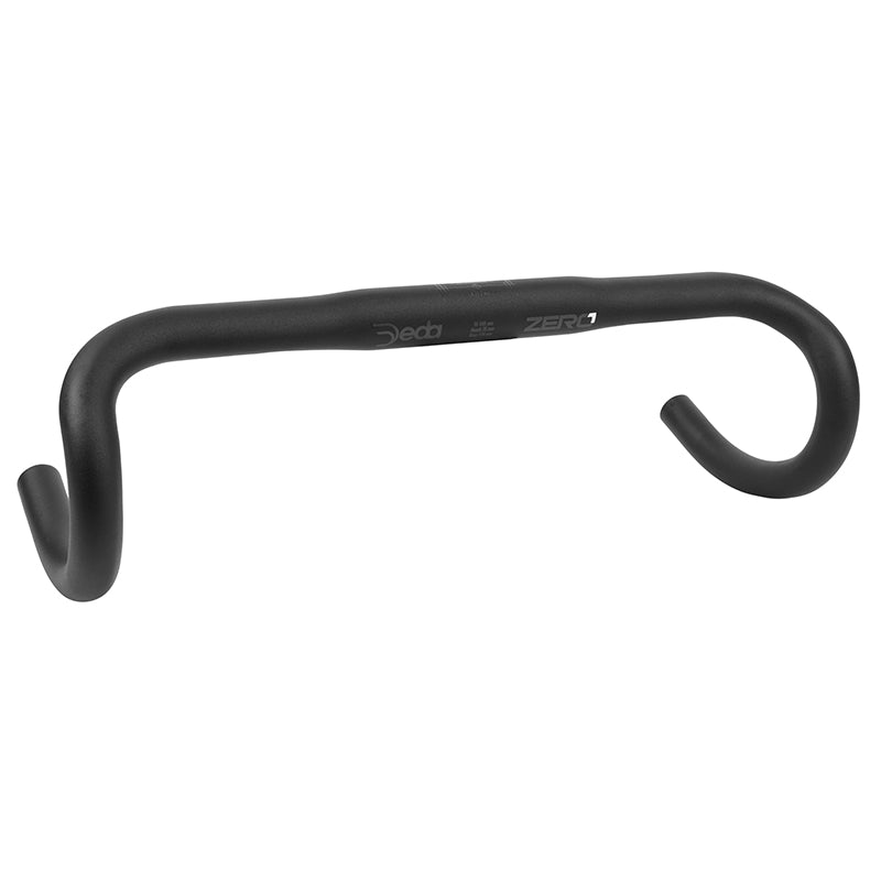 Cintre route Deda Zero 1 alu noir mat 31,8 mm ergo 44 cm