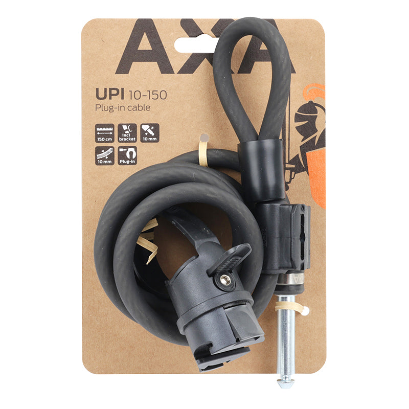 Antivol câble à boucle AXA UPI Plug pour fer à cheval Ø 10 mm 1,50 m – vue 4