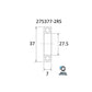 Roulement 27,5 x 37 x 7 mm BLACKBEARING