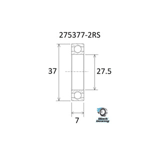 Roulement 27,5 x 37 x 7 mm BLACKBEARING
